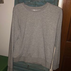 Gray sweatshirt